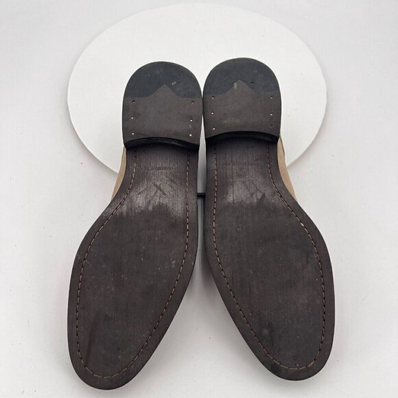 John Varvatos Men Size 8.5M Grey Suede Plain Toe Lace Up Low Derby Shoes - Picture 11 of 15